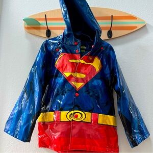 Western Chief Superhero Raincoat  Blue and Red